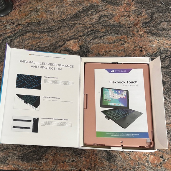 Flexbook Touch Keyboard Case - Rose Gold - Picture 2 of 7
